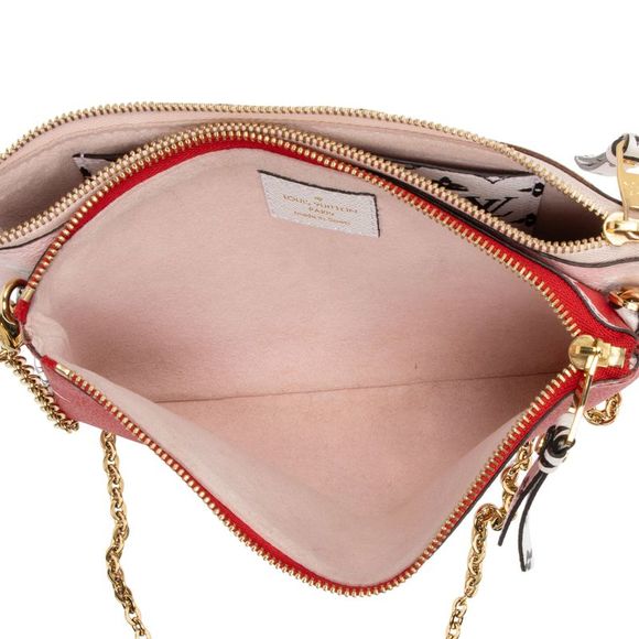 Louis Vuitton Giant Monogram Canvas Double Zip Pochette - Picture 7 of 15